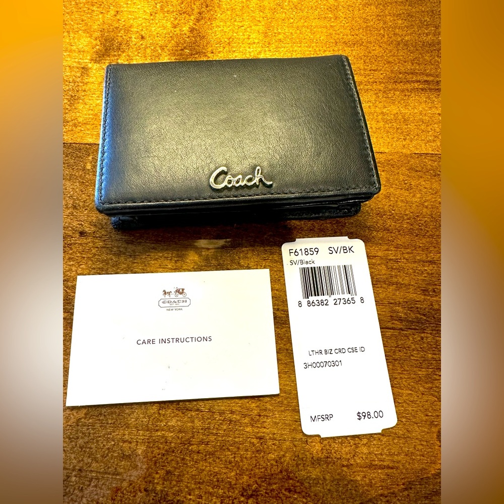 Coach Small Leather Wallet